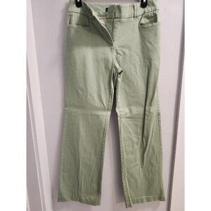 New York & Company Light Green Women Casual Business Work Pants Size 4